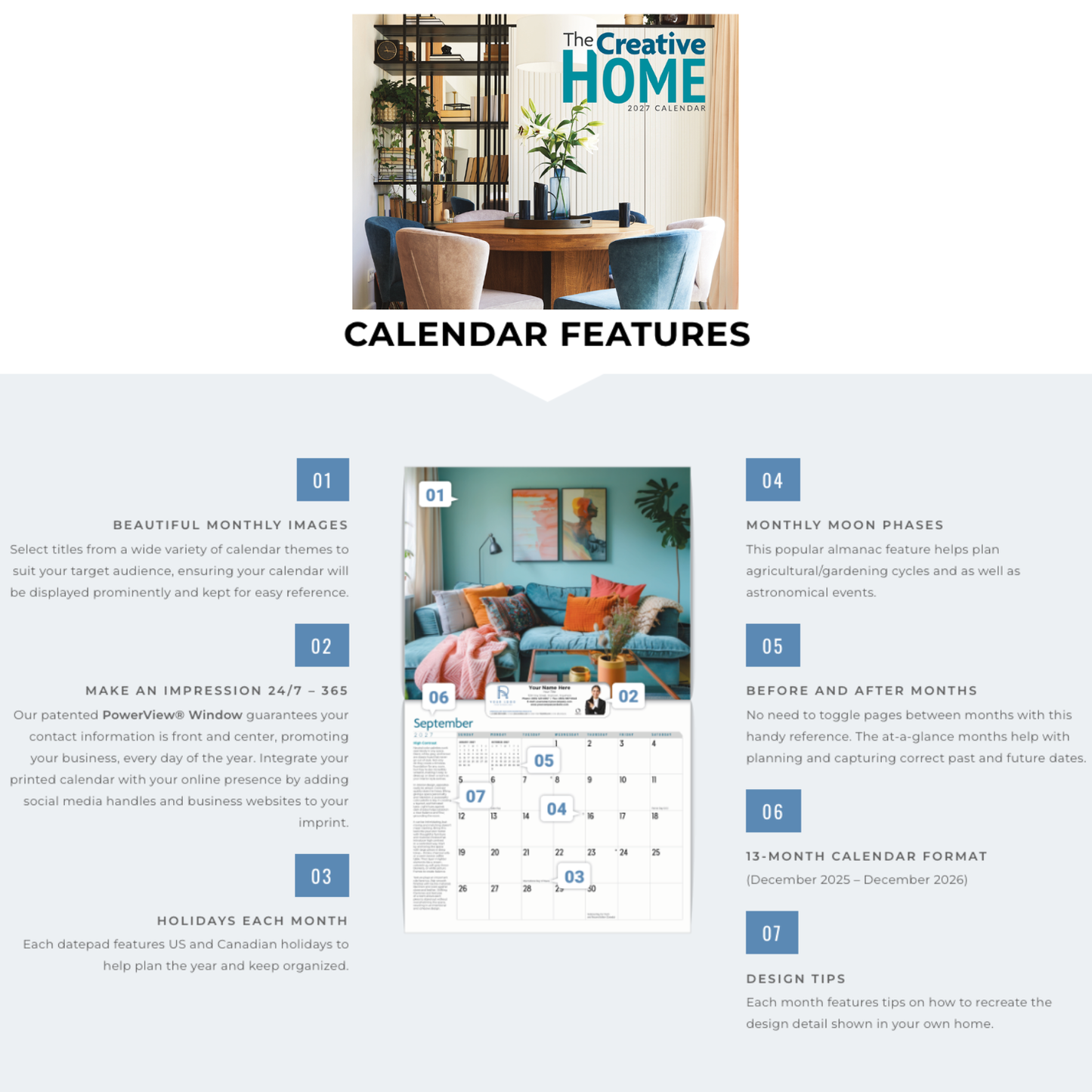 Personalized 2027 Wall Calendars (Deadline to order by 9/20/26)