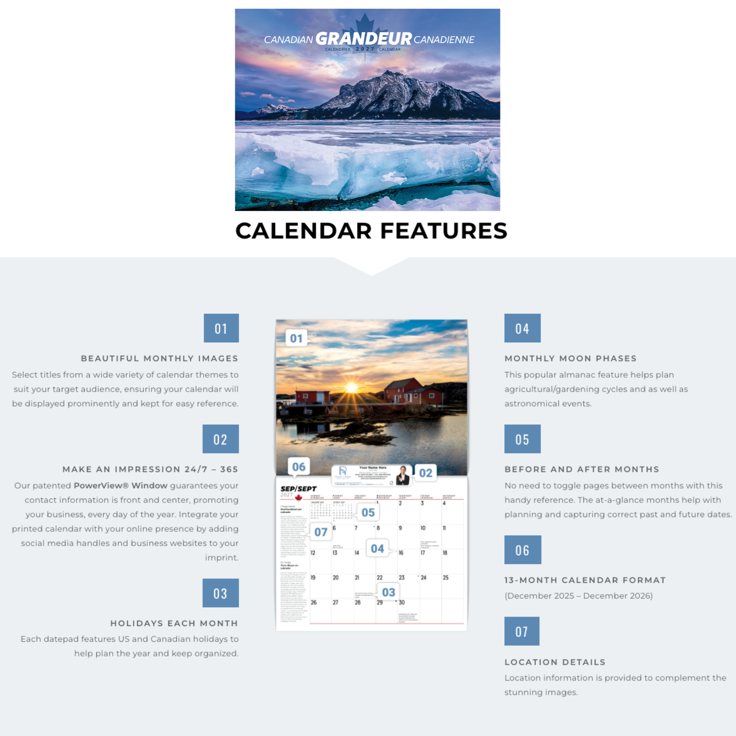 Personalized 2027 Wall Calendars (Deadline to order by 9/20/26)