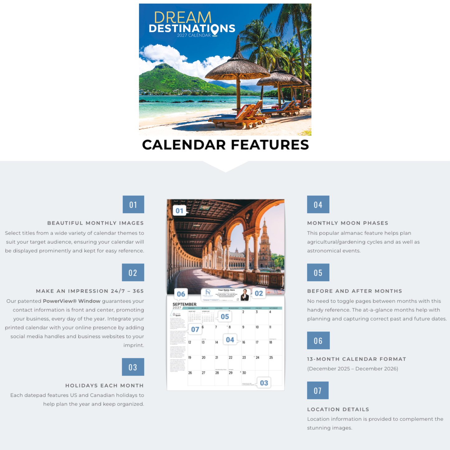 Personalized 2027 Wall Calendars (Deadline to order by 9/20/26)
