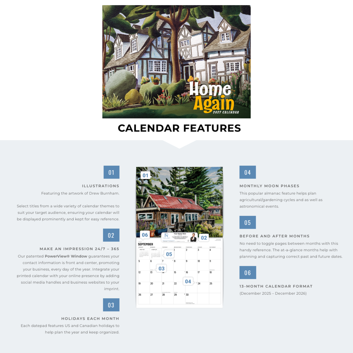Personalized 2027 Wall Calendars (Deadline to order by 9/20/26)