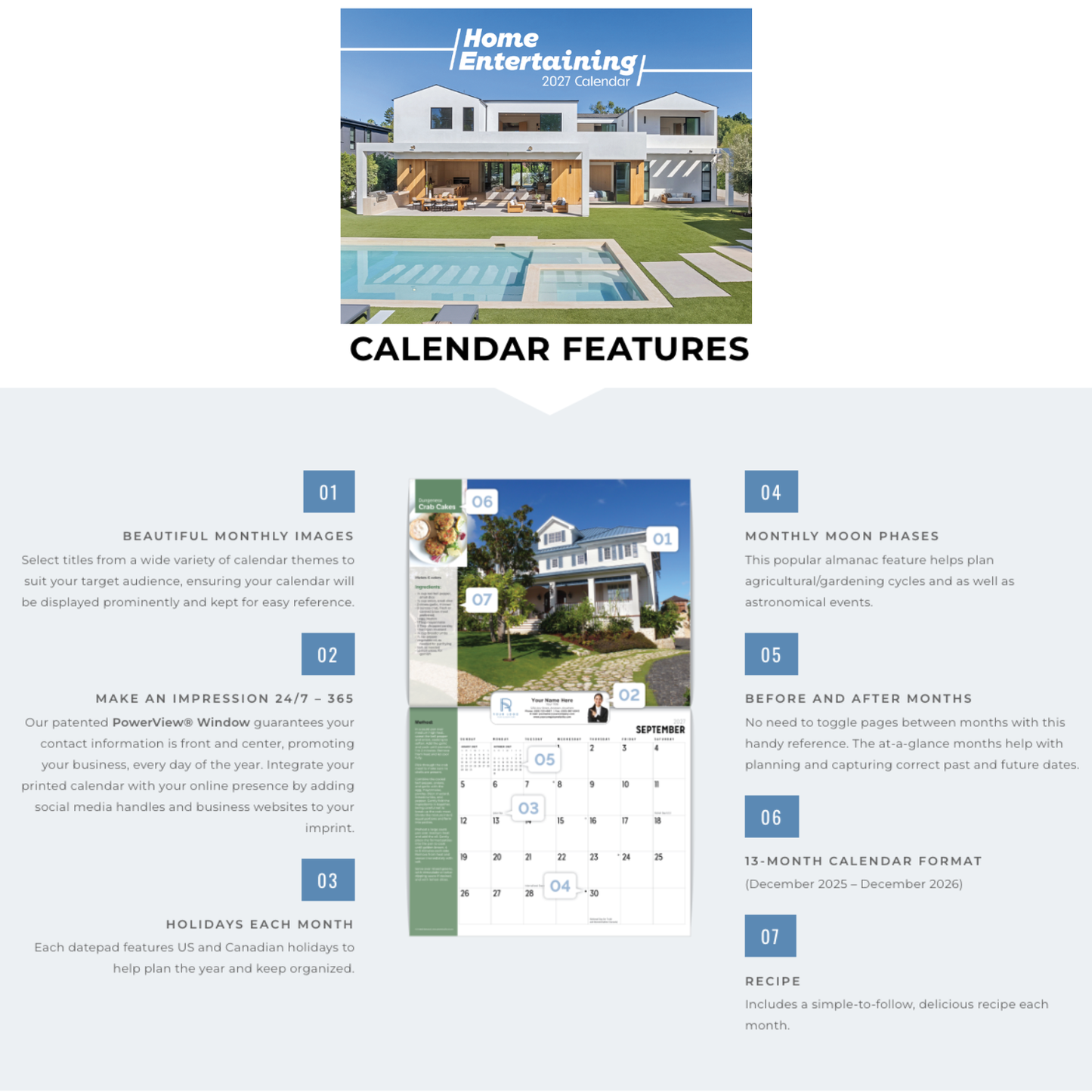 Personalized 2027 Wall Calendars (Deadline to order by 9/20/26)