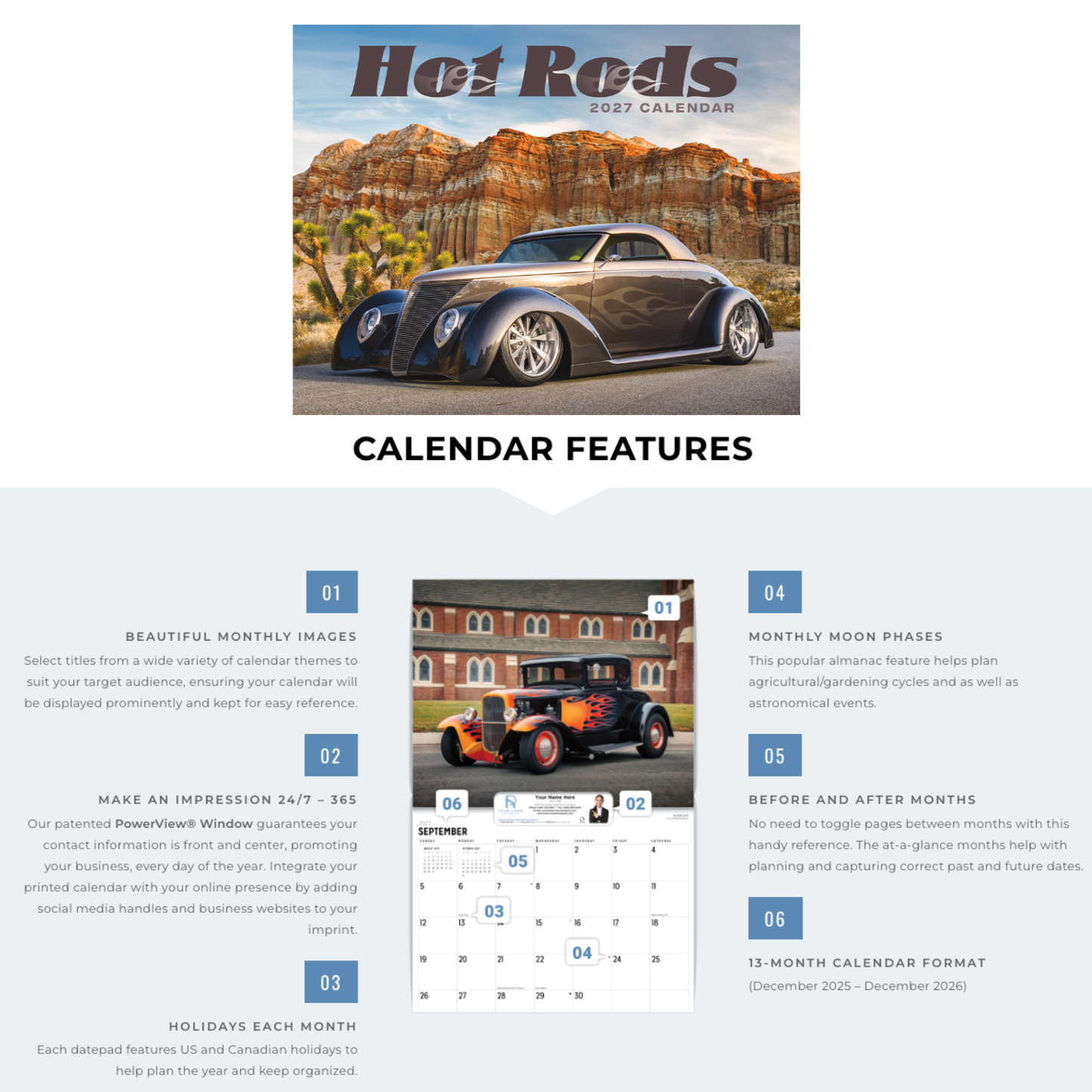 Personalized 2027 Wall Calendars (Deadline to order by 9/20/26)