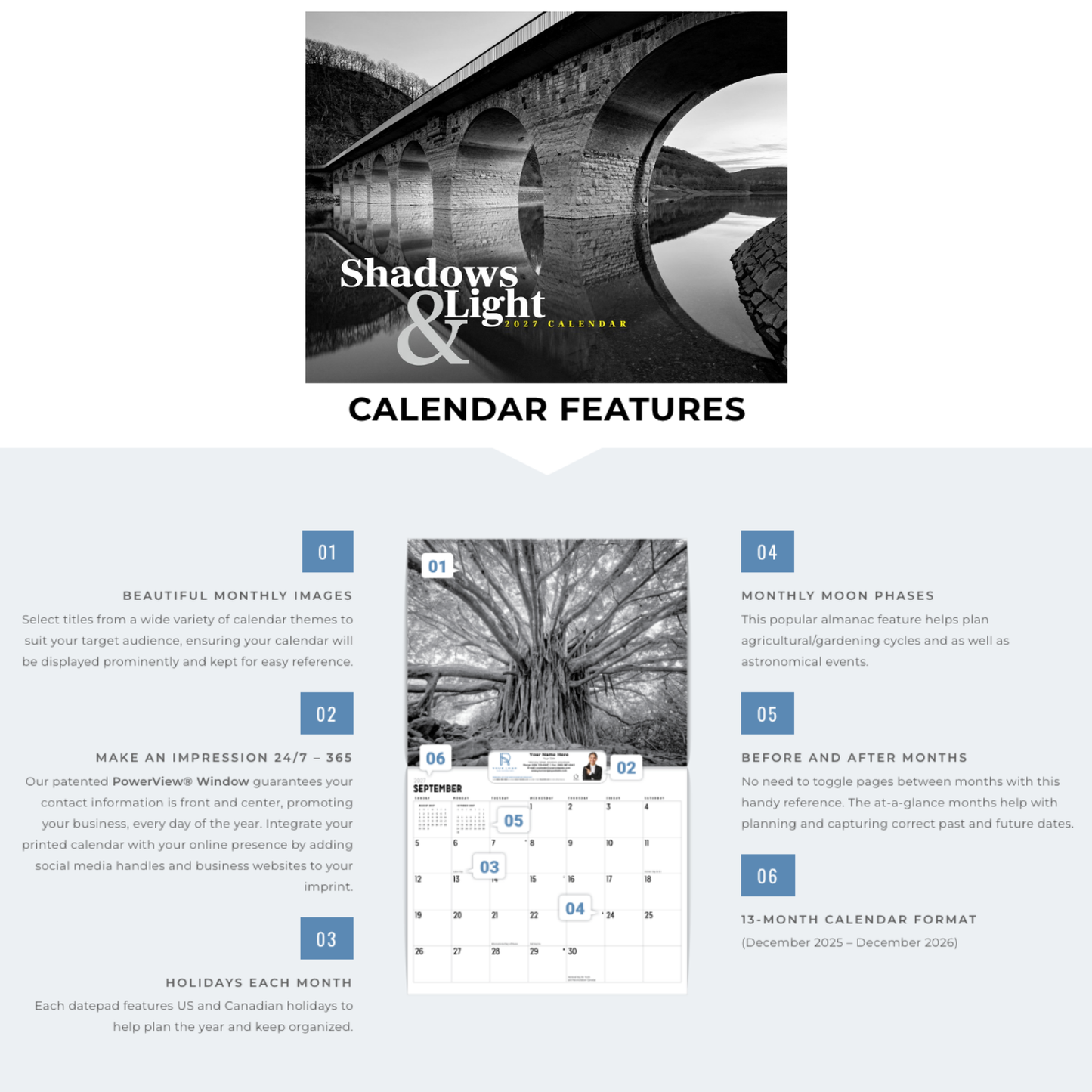 Personalized 2027 Wall Calendars (Deadline to order by 9/20/26)