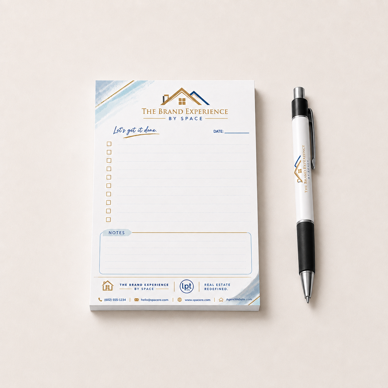 Brand Experience Personalized Notepad