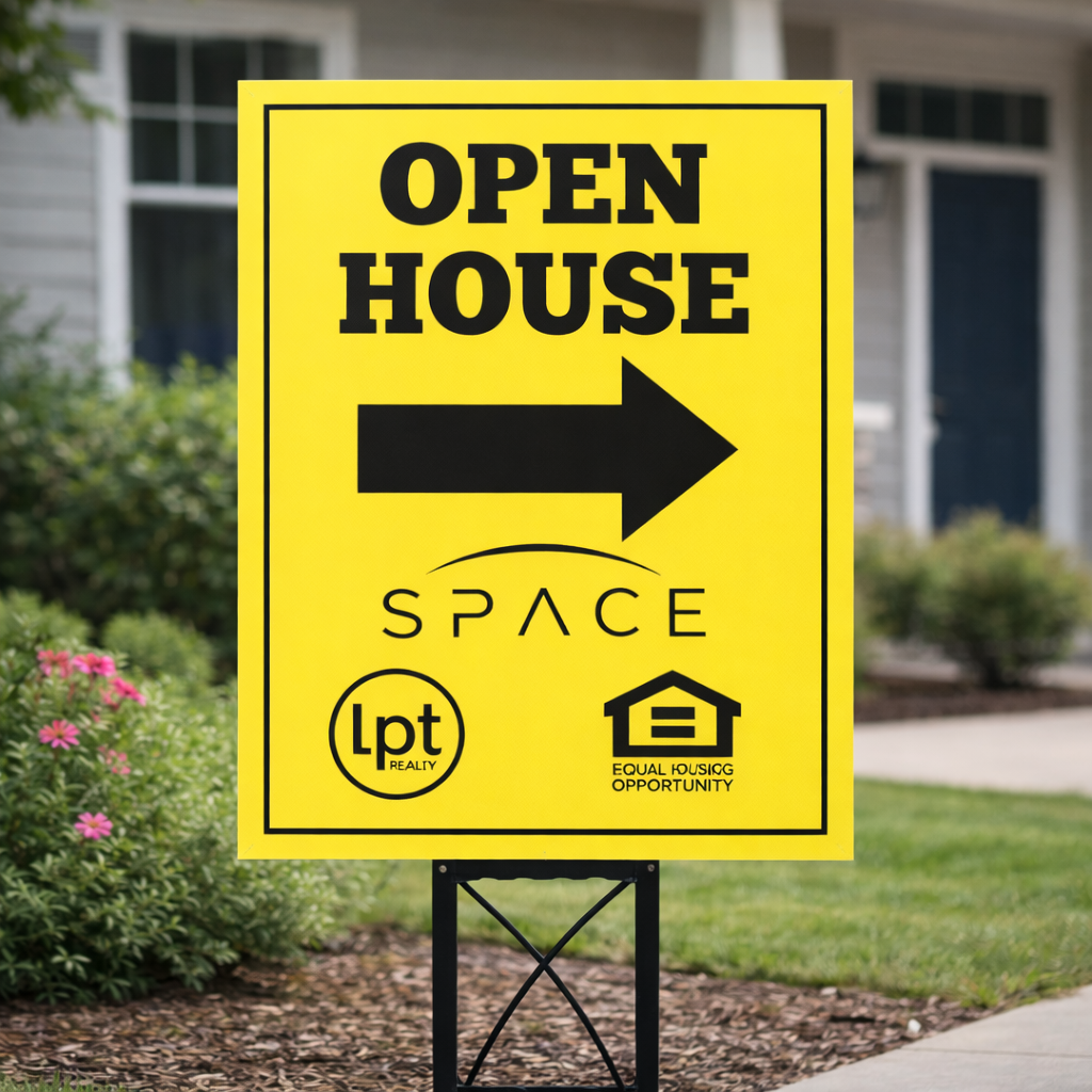 Open House H-Frame Signs